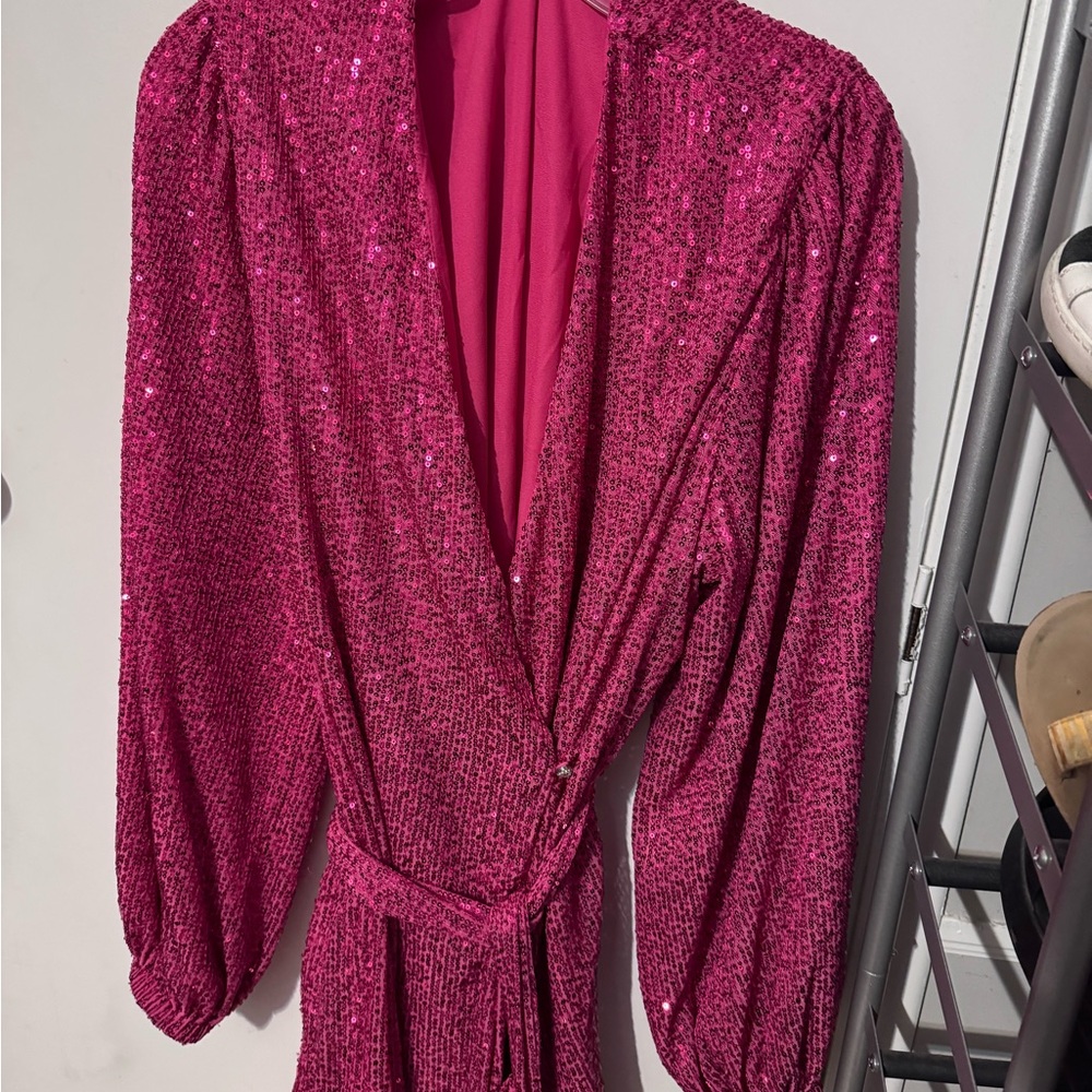 Buddy Love Adeline Dress in Fuchsia